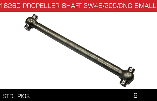 1826C PROPELLER SHAFT 3W4S 205 CNG SMALL